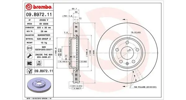 Bremsscheibe MAGNETI MARELLI 360406127501