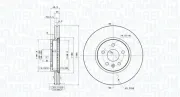 Bremsscheibe MAGNETI MARELLI 360406127601