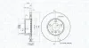 Bremsscheibe Vorderachse MAGNETI MARELLI 360406128201
