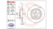 Bremsscheibe Hinterachse MAGNETI MARELLI 360406138801