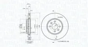 Bremsscheibe MAGNETI MARELLI 360406145601