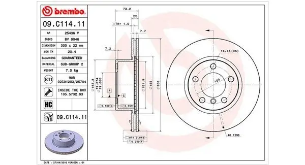 Bremsscheibe MAGNETI MARELLI 360406151801 Bild Bremsscheibe MAGNETI MARELLI 360406151801