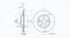 Bremsscheibe Vorderachse MAGNETI MARELLI 360406154301