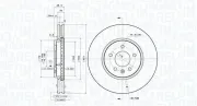 Bremsscheibe MAGNETI MARELLI 360406155401