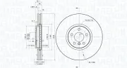 Bremsscheibe Vorderachse MAGNETI MARELLI 360406164701