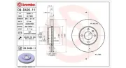 Bremsscheibe Vorderachse MAGNETI MARELLI 360406164901