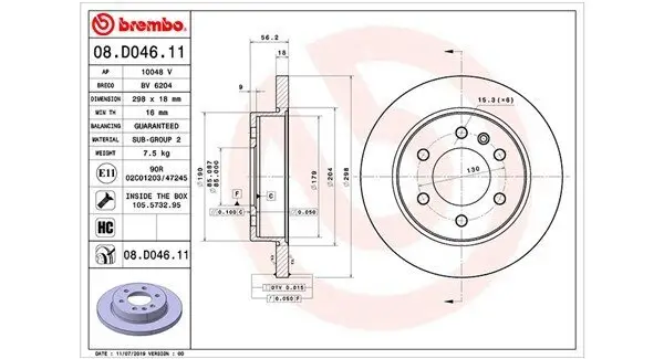 Bremsscheibe MAGNETI MARELLI 360406165401