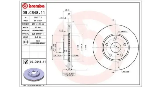 Bremsscheibe Vorderachse MAGNETI MARELLI 360406166301 Bild Bremsscheibe Vorderachse MAGNETI MARELLI 360406166301