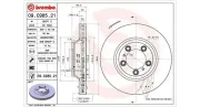 Bremsscheibe Vorderachse MAGNETI MARELLI 360406166501