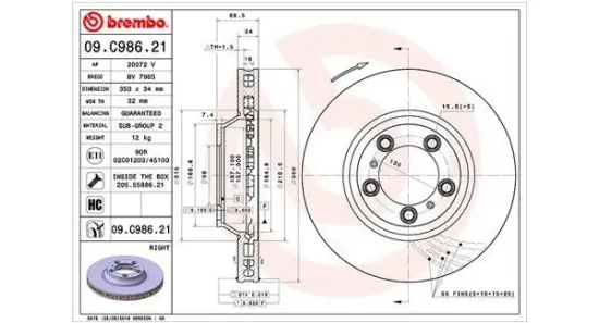 Bremsscheibe Vorderachse MAGNETI MARELLI 360406166601 Bild Bremsscheibe Vorderachse MAGNETI MARELLI 360406166601