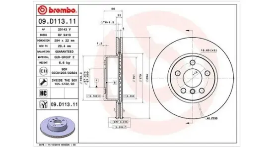 Bremsscheibe Vorderachse MAGNETI MARELLI 360406166701 Bild Bremsscheibe Vorderachse MAGNETI MARELLI 360406166701