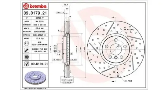 Bremsscheibe Vorderachse MAGNETI MARELLI 360406166801 Bild Bremsscheibe Vorderachse MAGNETI MARELLI 360406166801