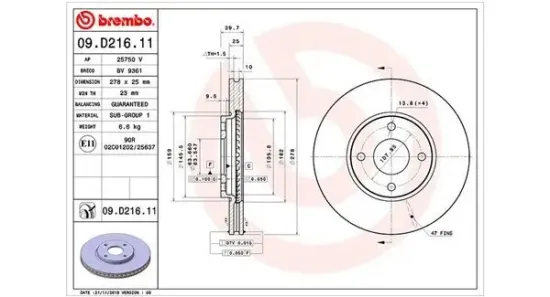 Bremsscheibe Vorderachse MAGNETI MARELLI 360406167101 Bild Bremsscheibe Vorderachse MAGNETI MARELLI 360406167101