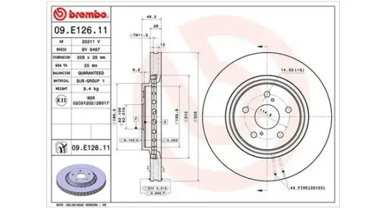 Bremsscheibe Vorderachse MAGNETI MARELLI 360406169401 Bild Bremsscheibe Vorderachse MAGNETI MARELLI 360406169401