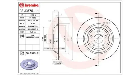 Bremsscheibe Hinterachse MAGNETI MARELLI 360406170401 Bild Bremsscheibe Hinterachse MAGNETI MARELLI 360406170401