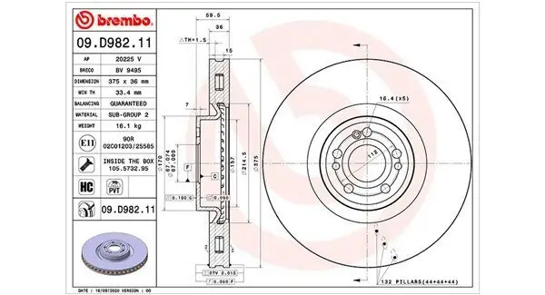 Bremsscheibe Vorderachse MAGNETI MARELLI 360406177301