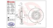 Bremsscheibe Vorderachse MAGNETI MARELLI 360406178501