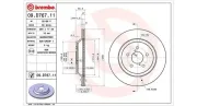 Bremsscheibe Hinterachse MAGNETI MARELLI 360406178701