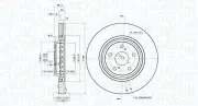 Bremsscheibe Vorderachse MAGNETI MARELLI 360406180601