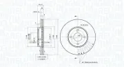 Bremsscheibe MAGNETI MARELLI 360406180701