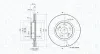 Bremsscheibe Vorderachse MAGNETI MARELLI 360406185301