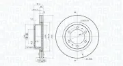 Bremsscheibe MAGNETI MARELLI 360406186001