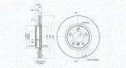 Bremsscheibe Vorderachse MAGNETI MARELLI 360406188101