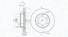 Bremsscheibe Vorderachse MAGNETI MARELLI 360406188801