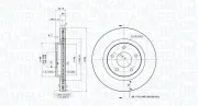 Bremsscheibe MAGNETI MARELLI 360406189301