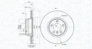 Bremsscheibe MAGNETI MARELLI 360406189701