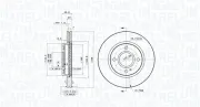 Bremsscheibe MAGNETI MARELLI 360406210901