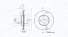 Bremsscheibe Vorderachse MAGNETI MARELLI 360406212301