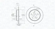 Bremsscheibe MAGNETI MARELLI 360406214701