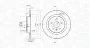 Bremsscheibe MAGNETI MARELLI 360406214801