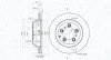 Bremsscheibe Hinterachse MAGNETI MARELLI 360406216301