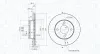 Bremsscheibe Vorderachse MAGNETI MARELLI 360406216401