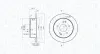 Bremsscheibe Hinterachse MAGNETI MARELLI 360406219401