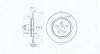 Bremsscheibe Hinterachse MAGNETI MARELLI 360406219601