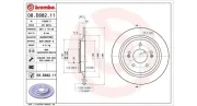 Bremsscheibe Hinterachse MAGNETI MARELLI 360406171301