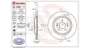 Bremsscheibe Hinterachse MAGNETI MARELLI 360406171901