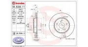 Bremsscheibe Vorderachse MAGNETI MARELLI 360406172101