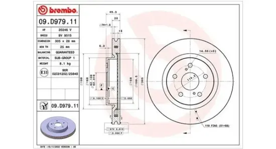 Bremsscheibe Vorderachse MAGNETI MARELLI 360406172401 Bild Bremsscheibe Vorderachse MAGNETI MARELLI 360406172401