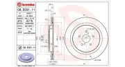 Bremsscheibe Hinterachse MAGNETI MARELLI 360406172501