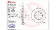 Bremsscheibe Vorderachse MAGNETI MARELLI 360406172601