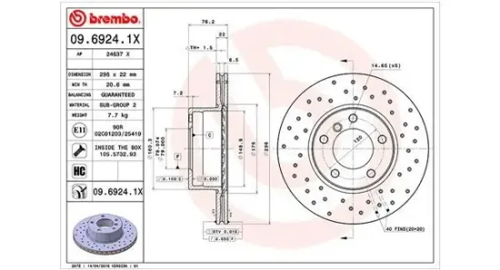 Bremsscheibe MAGNETI MARELLI 360406016302 Bild Bremsscheibe MAGNETI MARELLI 360406016302