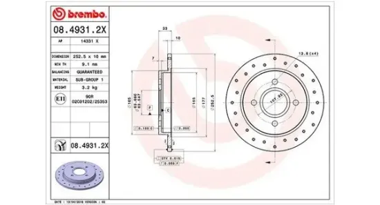 Bremsscheibe MAGNETI MARELLI 360406024602 Bild Bremsscheibe MAGNETI MARELLI 360406024602