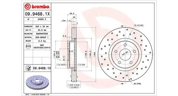 Bremsscheibe MAGNETI MARELLI 360406026402