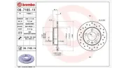 Bremsscheibe Hinterachse MAGNETI MARELLI 360406049702