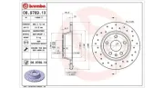 Bremsscheibe Hinterachse MAGNETI MARELLI 360406065302