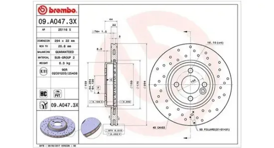 Bremsscheibe Vorderachse MAGNETI MARELLI 360406069202 Bild Bremsscheibe Vorderachse MAGNETI MARELLI 360406069202
